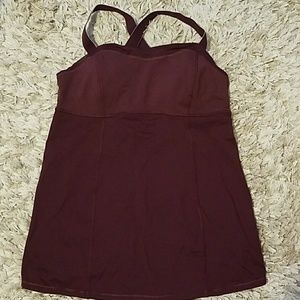 Lululemon Maroon Tank Top